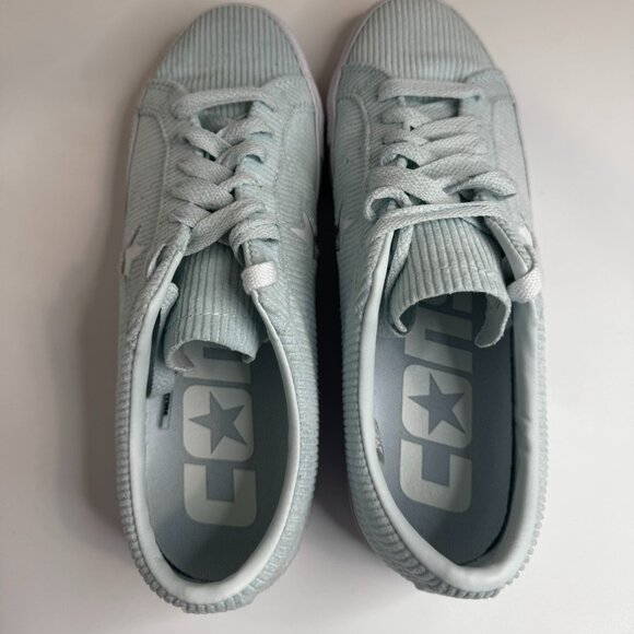 Converse One Star Pro Baby Blue Corduroy Shoes Unisex Size 10 - Picture 5 of 6